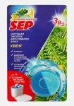 Средство чистящее, Sep (Сеп) 50 г 1 шт хвоя 3в1 таблетка для сливного бочка унитаза