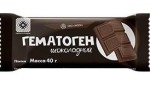 Гематоген, 40 г шоколадный
