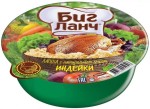 Лапша быстрого приготовления, Биг Ланч 110 г с натуральным мясом индейки